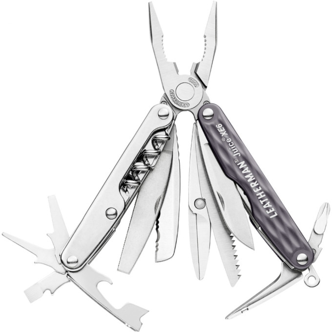 Мультитул LEATHERMAN JUICE XE6 GRANITE GRAY 831994 в подарочной упаковке